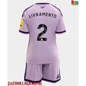 Newcastle United Tino Livramento #2 Tredje Kläder Barn 2026-27 Kortärmad (+ Korta byxor)